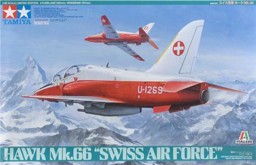 Bild von Hawk Mk.66 Swiss Air Force Tamiya Plastikmodellbausatz mit Schweizer Decals 1:48 Limited Edition